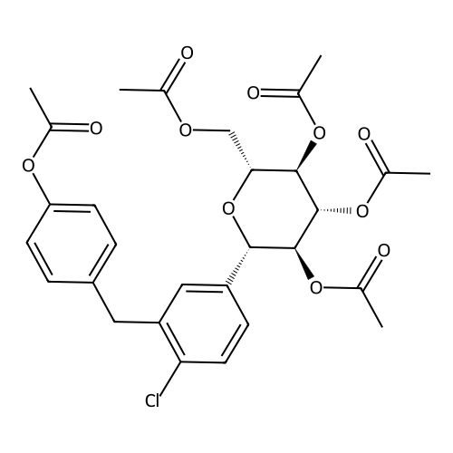 O-Pentaacetyl O-Desethyl Dapagliflozin