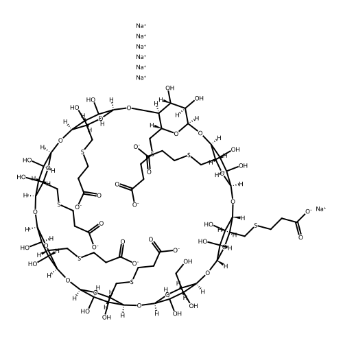 Sugammadex Monohydroxy Impurity (7Na salt)