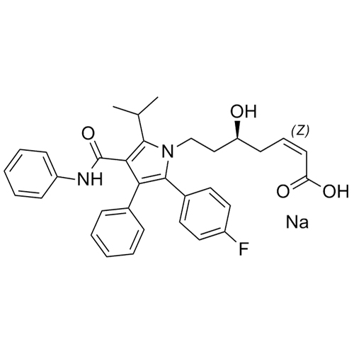 Atorvastatin 3-Deoxyhept-2Z-Enoic Acid Sodium Salt