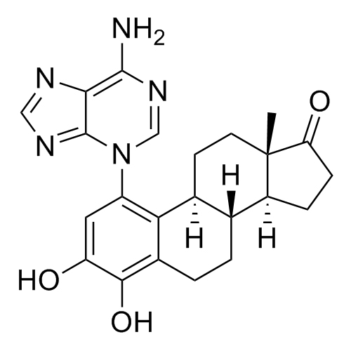 4-Hydroxy estrone 1-N3-Adenine