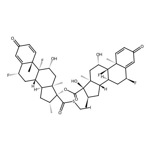 22-Desfluoro-22-iodofluticasone dimer impurity