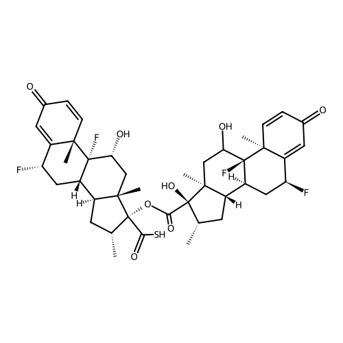 21-Thiocarboxylic Acid Fluticasone Dimer Impurity