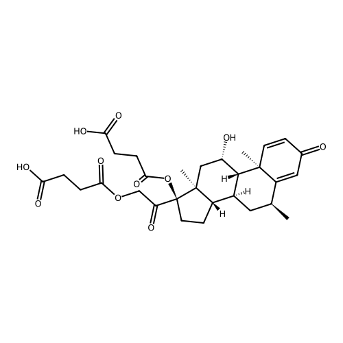 "MethylPrednisolone 17, 21-disuccinate"