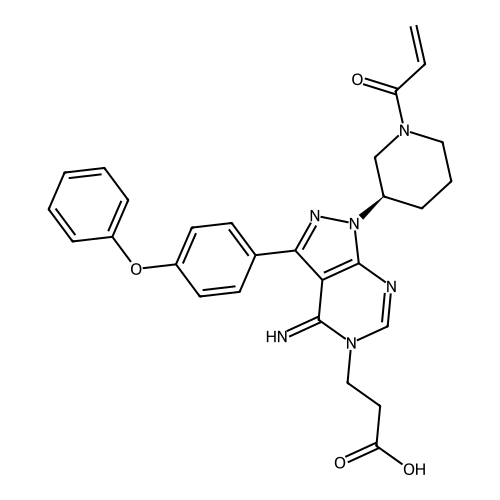 N1-(2-Carboxyethyl) Ibrutinib