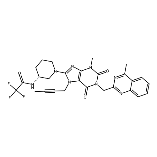 Trifluoro acetyl amino Linagliptin
