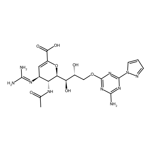 O-Triazinyl zanamivir