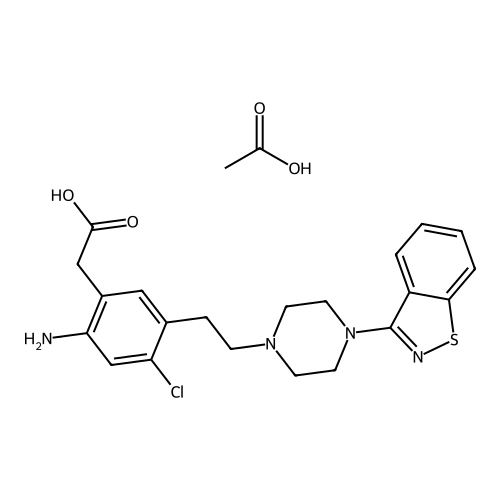 Ziprasidone EP Impurity C acetate