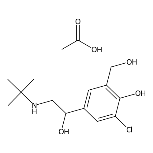 Salbutamol Impurity L Acetate Salt
