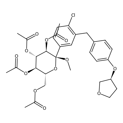 Empagliflozin Tetraacetoxy