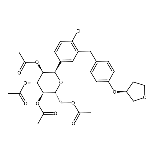 (S)-Empagliflozin Peracetyl