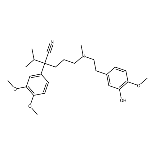 O-Desmethylverapamil (D-702)