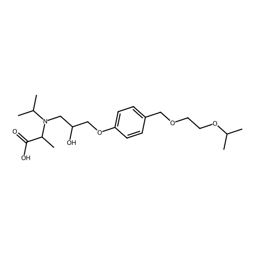 N-(1-Carboxyethyl)) Bisoprolol Impurity