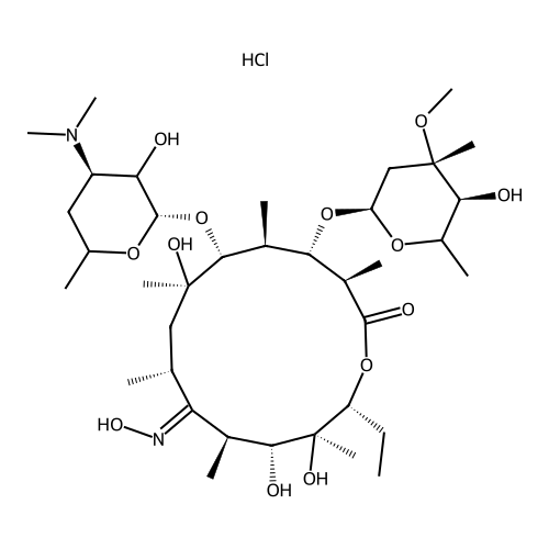 Clarithromycin EP Impurity J HCl