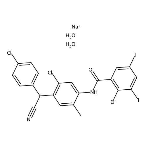Closantel sodium dihydrate
