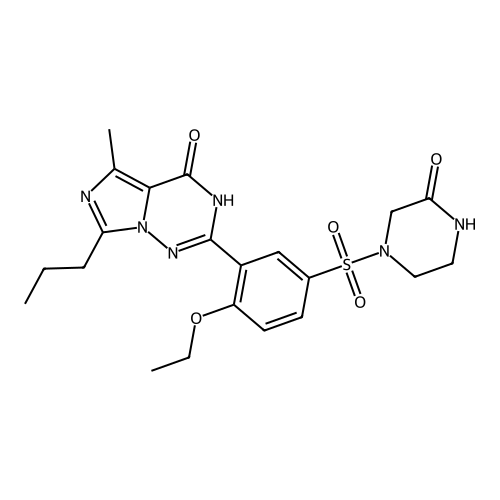 Vardenafil oxopiperazine