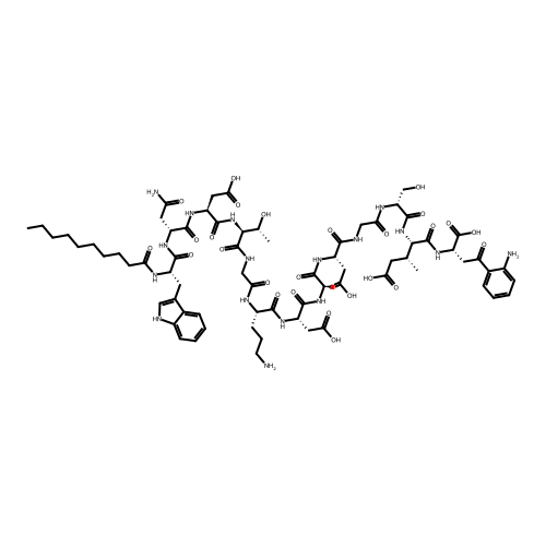 Daptomycin open lactone