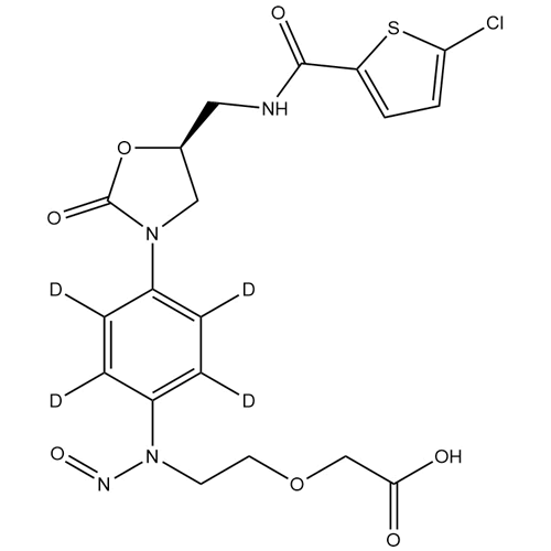 N-Nitroso Rivaroxaban Open-Ring Acid D4