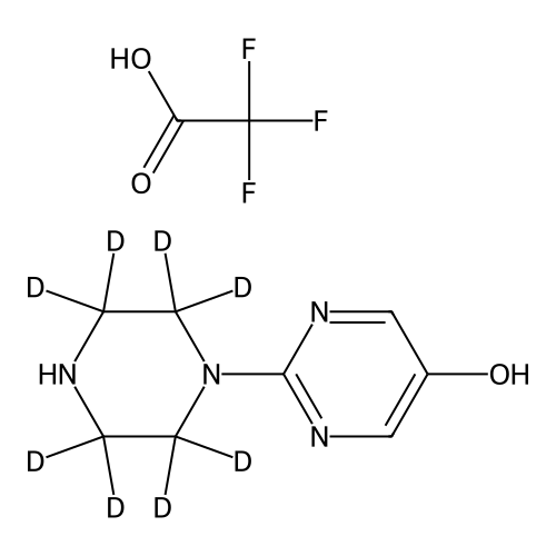 1-(5-Hydroxy-2-pyrimidinyl)piperazine-d8 Bis(trifluoroacetate)