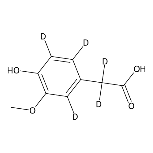 4-Hydroxy-3-methoxyphenyl-D3-acetic-D2 Acid