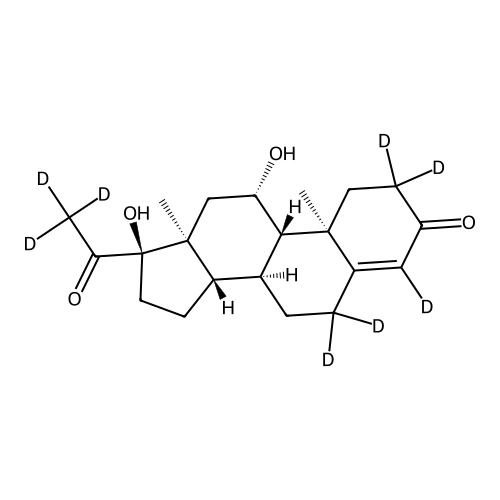 "4-Pregnen-11?,17?-diol-3,20-dione-2,2,4,6,6,21,21,21-d8"