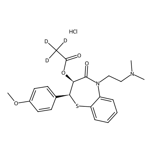 (+)-cis-Diltiazem-d3 HCl (acetoxy-d3)