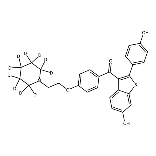 Raloxifene-d10 (piperidine-d10)