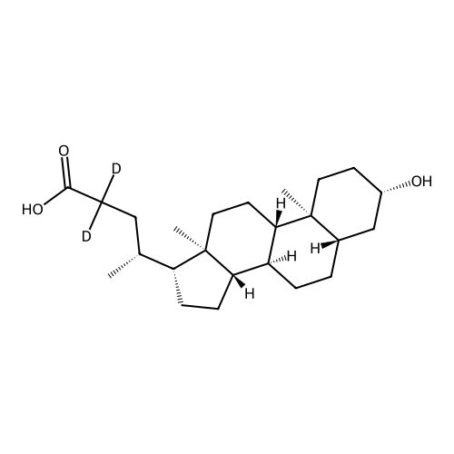 "5alpha-Cholanic Acid-3beta-ol-23,23-d2"