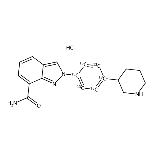 Niraparib-13C6 Hydrochloride