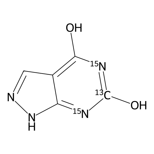 "Oxypurinol -13C,15N2"