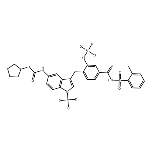 Zafirlukast-13C-D6