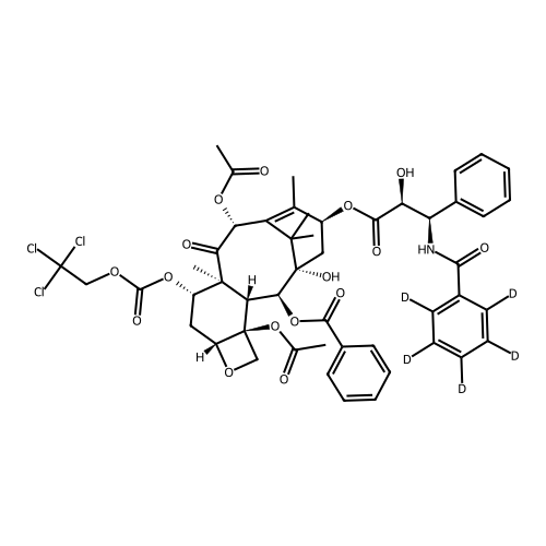 "7-{[(2,2,2,-Trichloroethyl)oxy]carbonyl} Paclitaxel-d5"