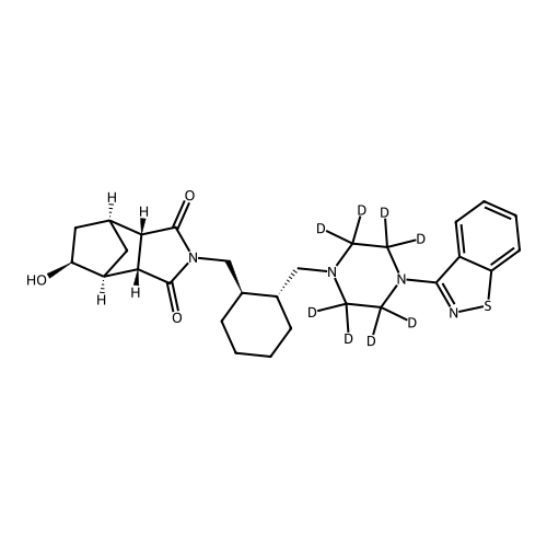 5a/6a-Hydroxy Lurasidone-D8