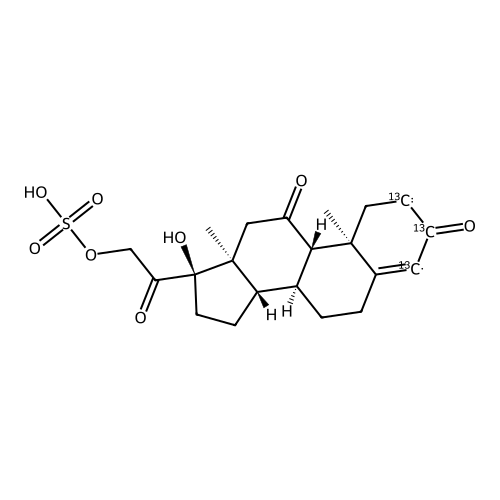 Cortisone-[13C3]-21-sulfate