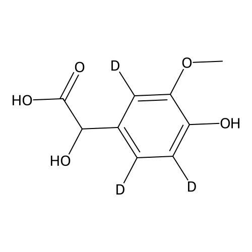 (+-)-4-Hydroxy-3-methoxymandelic Acid-D3