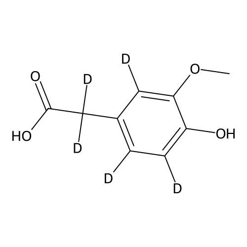 4-Hydroxy-3-Methoxyphenyl-[d3]-acetic-[d2] Acid