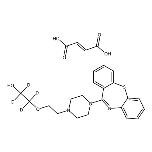 Quetiapine D4 (Ethanol-d4) fumarate
