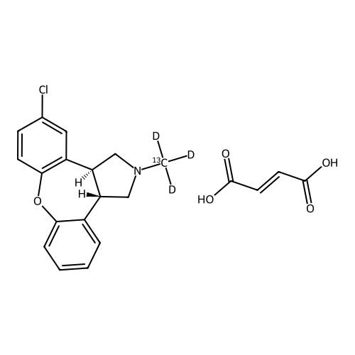 Asenapine 13C D3 Maleate