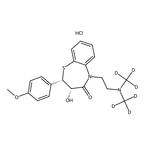Desacetyl Diltiazem D6 HCl