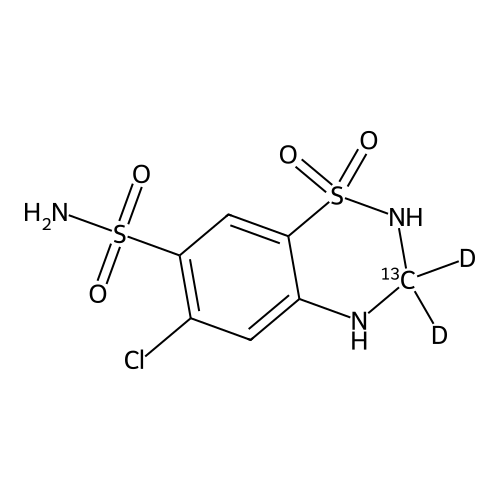 Hydrochlorothiazide 13C D2