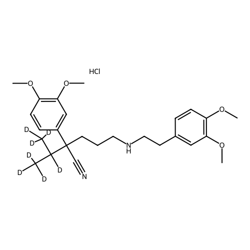 N-Desmethyl Verapamil D7 Hydrochloride