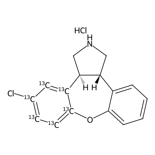 N-Desmethyl Asenapine 13C6 Hydrochloride