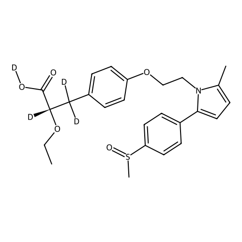 Saroglitazar sulfoxide D4