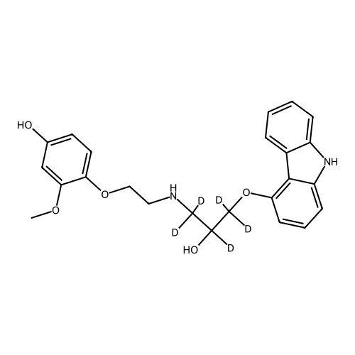 4-Hydroxyphenyl carvedilol D5
