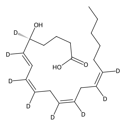 "(S,6E,8Z,11Z,14Z)-5-hydroxyicosa-6,8,11,14-tetraenoic acid -D8"