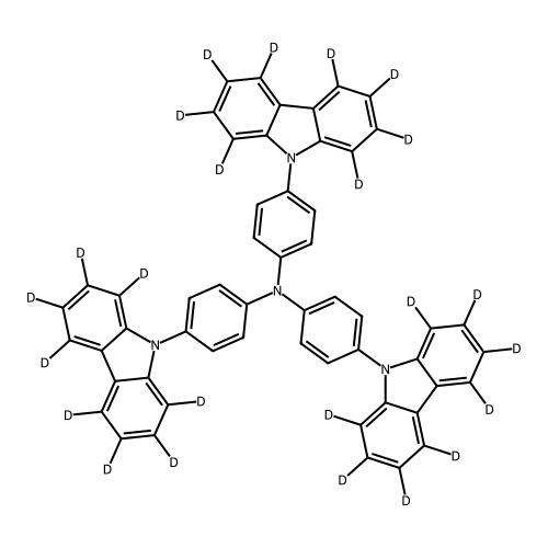 Tris(4-carbazoyl-9-ylphenyl)amine-d24