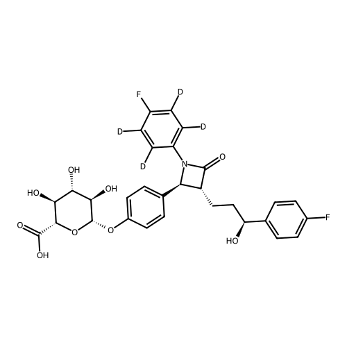 Ezetimibe-D4 Phenoxy Glucuronide