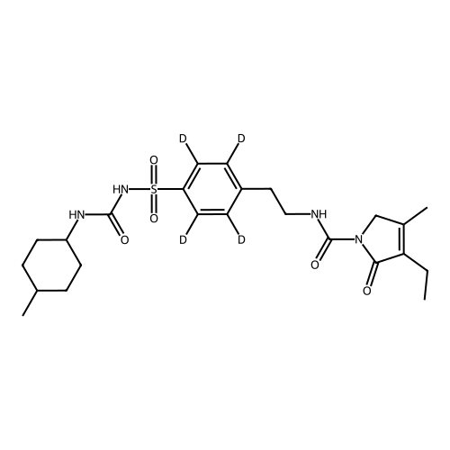 "Glimepiride 2,?3,?5,?6-?d4"