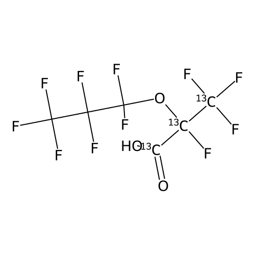 "2,3,3,3-Tetrafluoro-2-(1,1,2,2,3,3,3-heptafluoropropoxy)-13C3-propanoic acid"