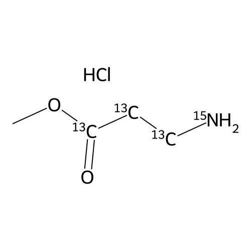 ?-Alanine Methyl ester-13C3 15N HCl