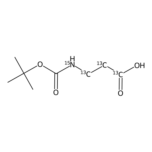 Boc-beta-alanine-13C3 15N